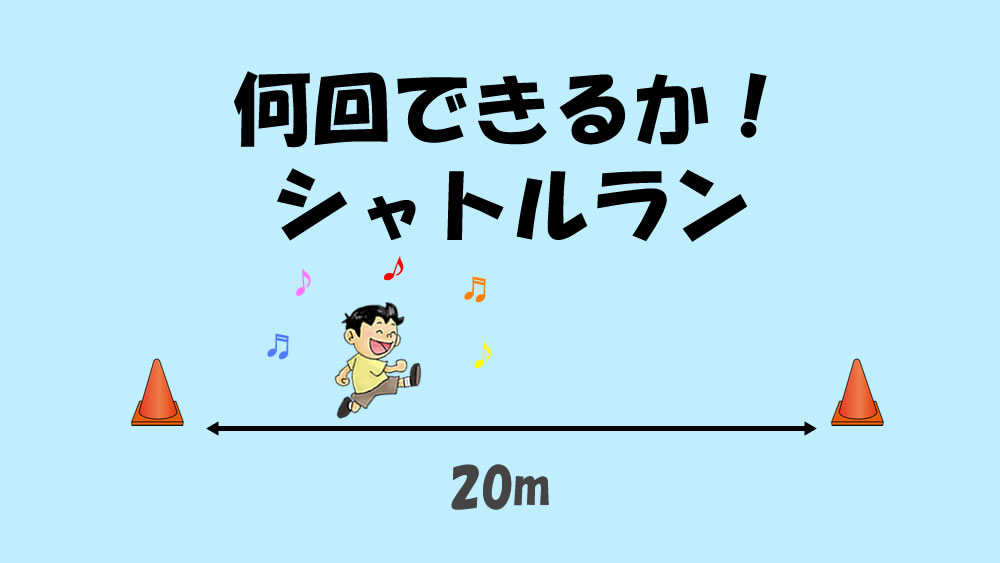 息子がmの往復を繰り返す シャトルラン で体力作り 音源はスマホアプリ スポーツイヤホンとアームバンドがあると便利 小学生の世界記録は ヨーヨーテスト サッカーキッズ