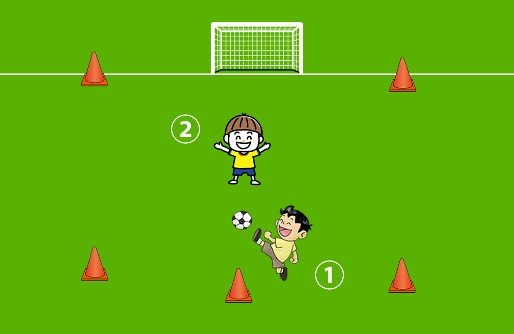 【お父さんと1対1のサッカー練習】オフェンスはボールを奪われたら必ず取り返す。 | Ballond ( バロンド )