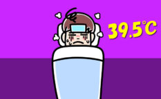 中学1年の息子　39.5℃の高熱　インフルエンザ