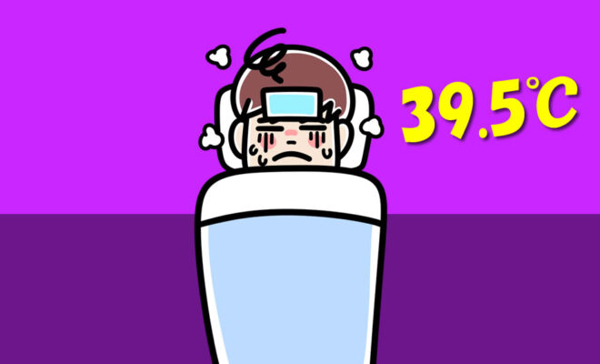 中学1年の息子　39.5℃の高熱　インフルエンザ