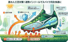 サッカースパイク　遮熱インナーソール