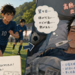 中学2年ジュニアユース　合宿後に高熱