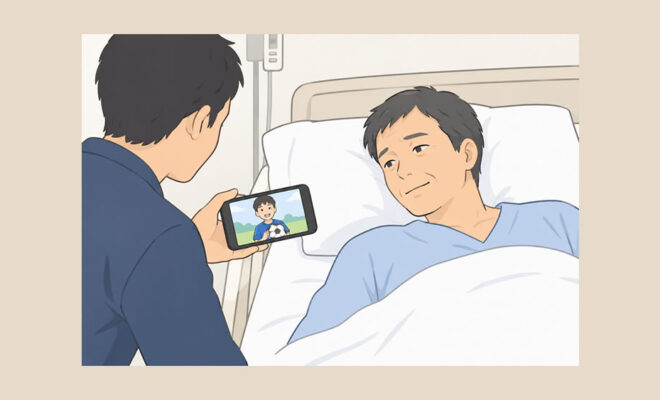 ガンと戦う弟にビデオメッセージ
