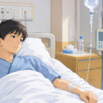 中学二年 回盲部リンパ節炎で入院
